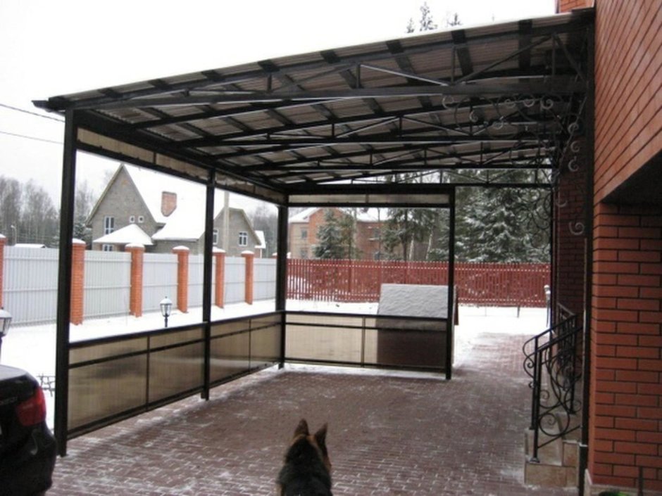 Терраса из металла