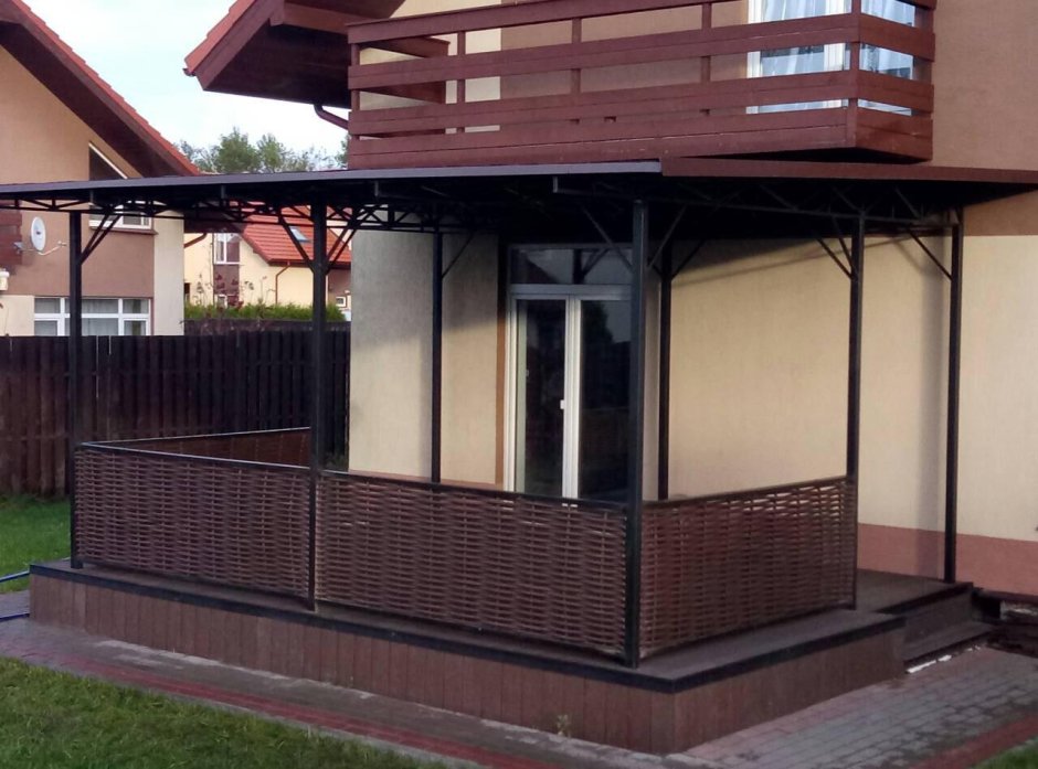 Терраса из металла