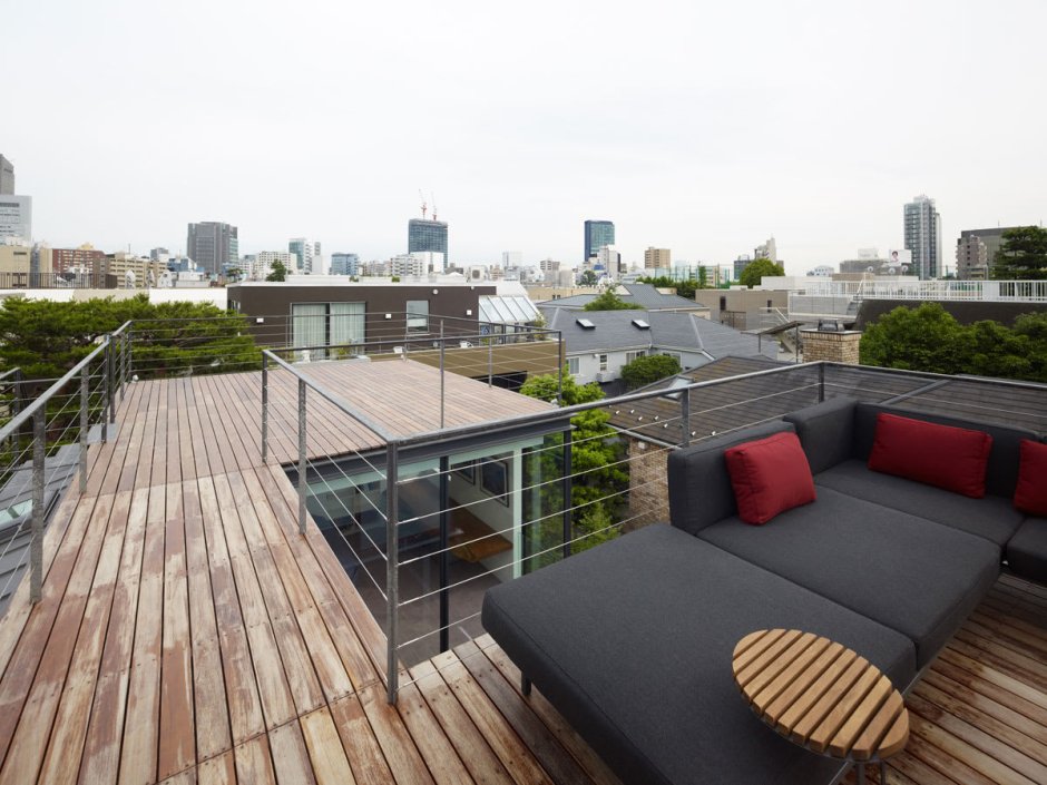 Эксплуатируемая кровля терраса