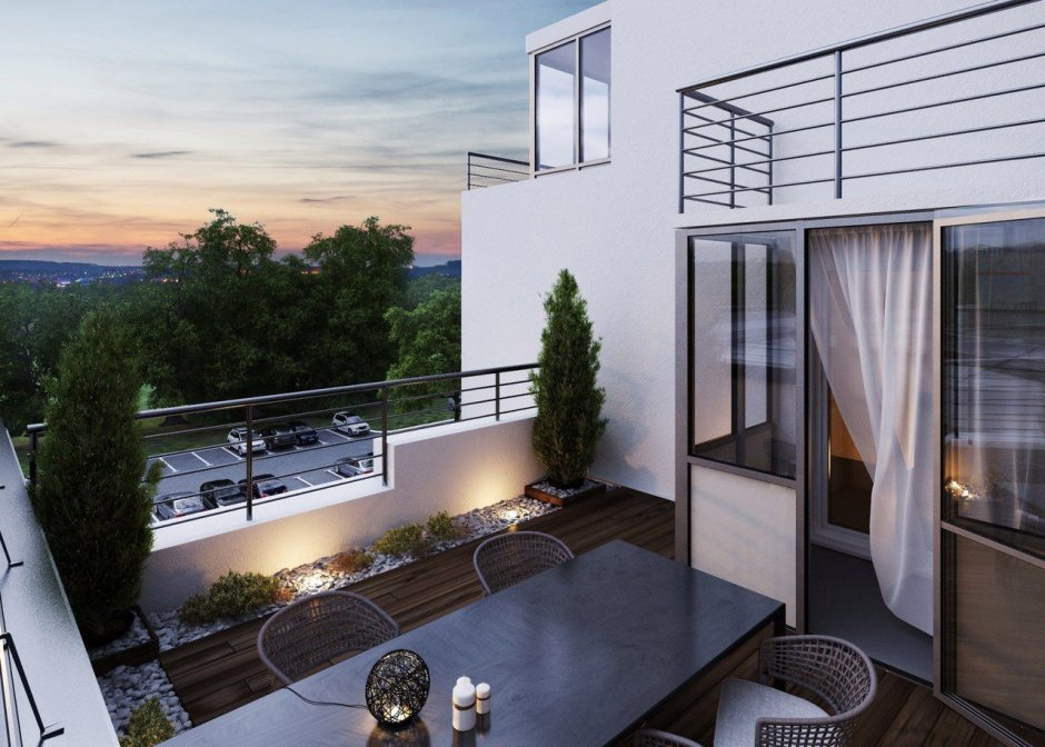 Беседка с эксплуатируемой кровлей