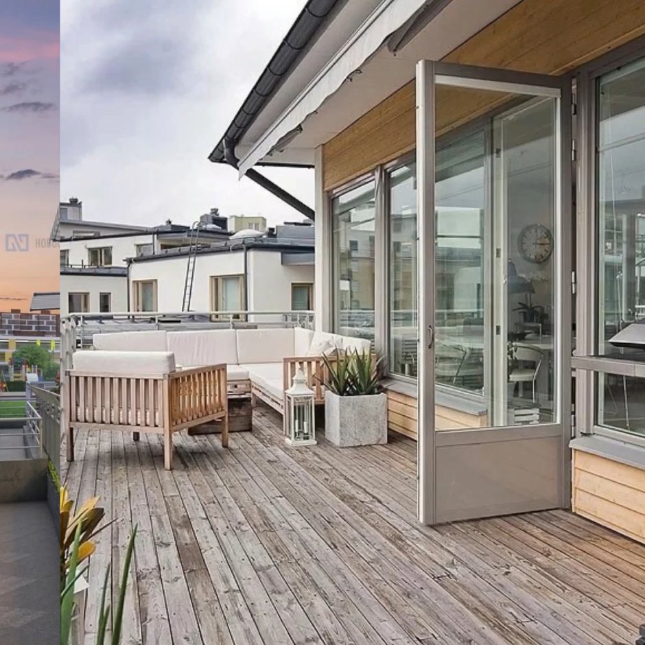 Эксплуатируемая кровля терраса