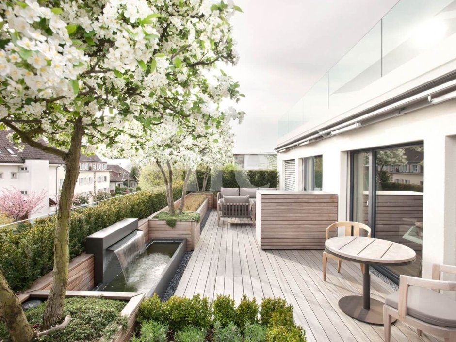 Террасы на крышах многоэтажных домов