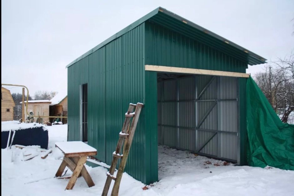 Каркасная баня с односкатной крышей проекты