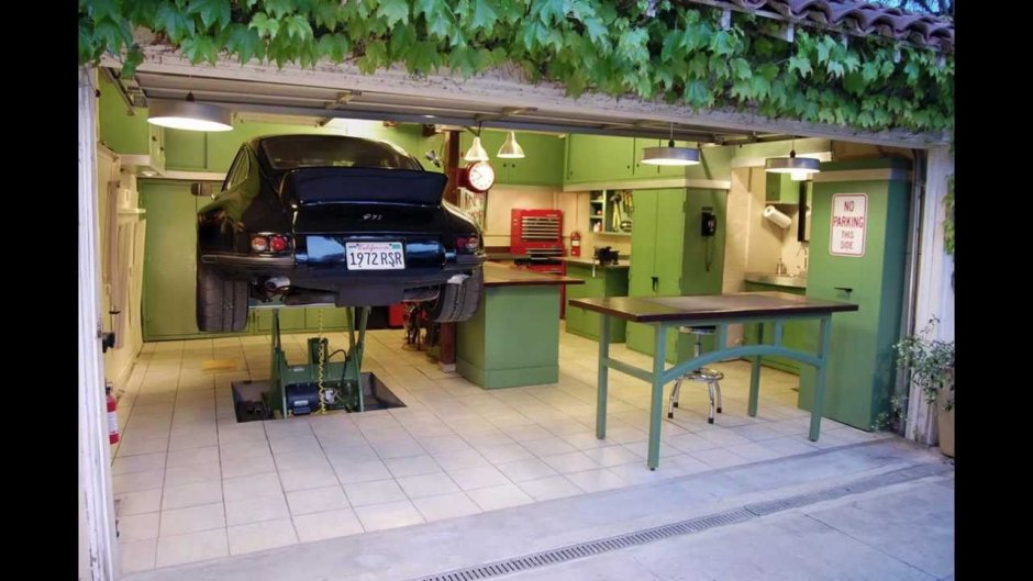 Стильные гаражи интерьер