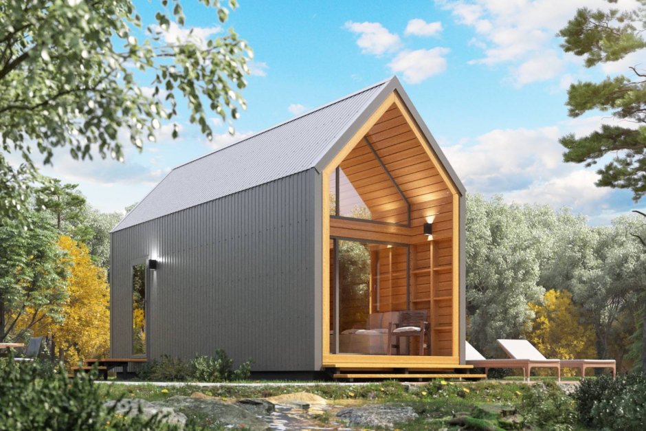 Дома из вагонов и контейнеров