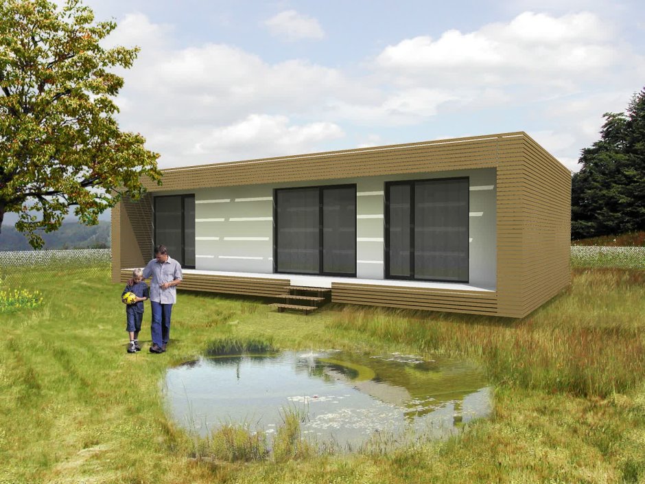 Дизайнерские дома из контейнеров