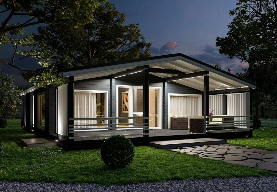 ЭКОДОМ из СИП панелей