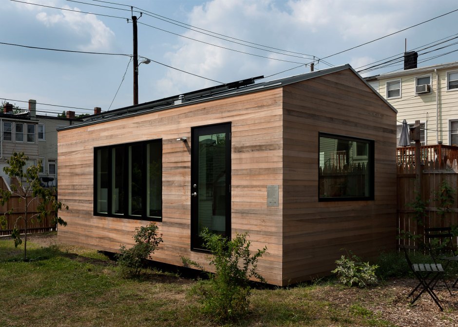 Tiny House с односкатной крышей