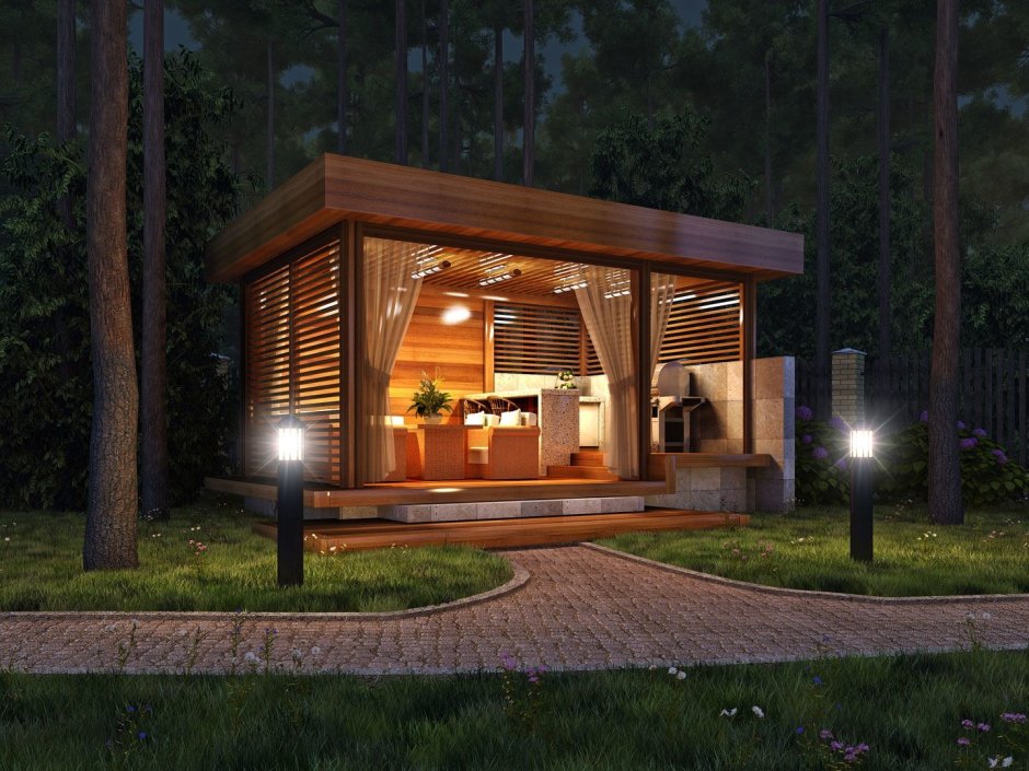 Современные беседки