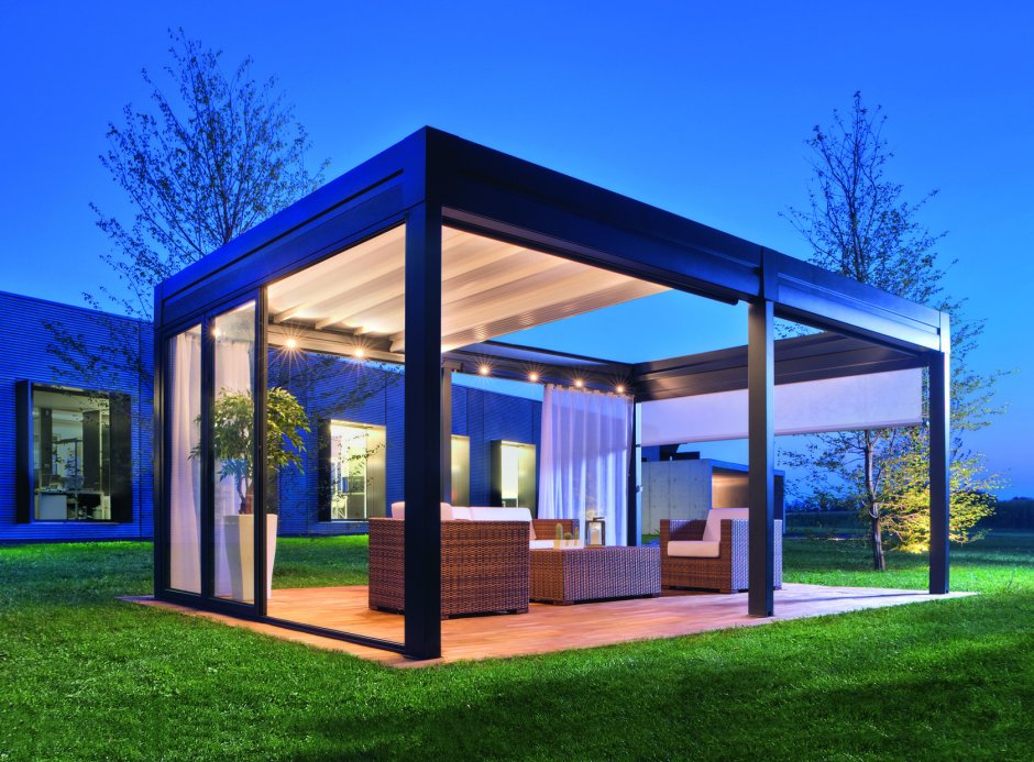 Беседка в современном стиле