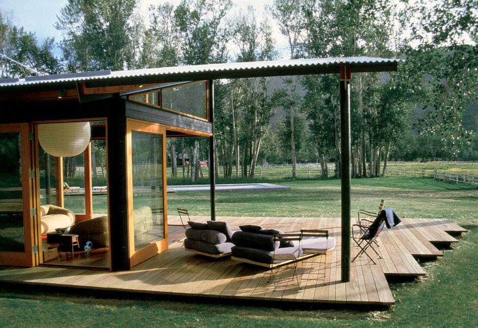 Пергола деревянная хайтек