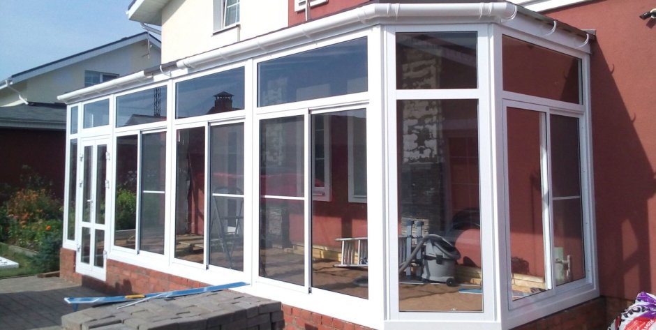 Веранда из металлопластика