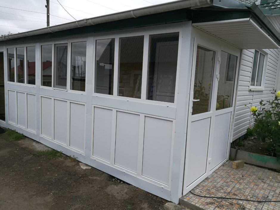 Веранда из металлопластика