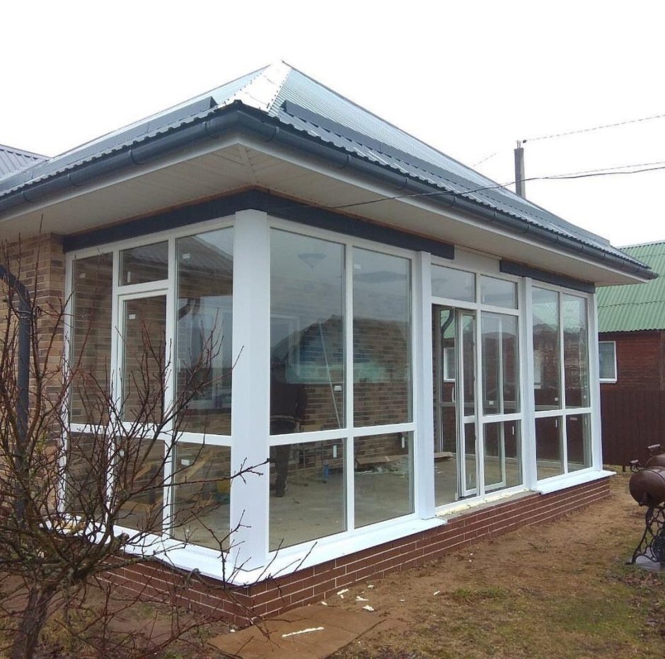 Веранда из пластиковых окон