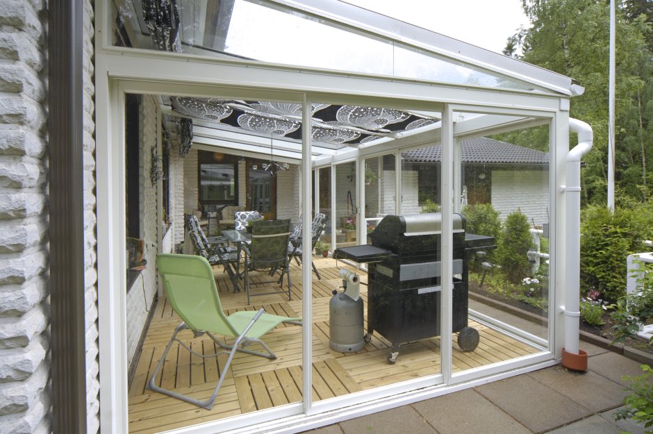 Веранда из кирпича