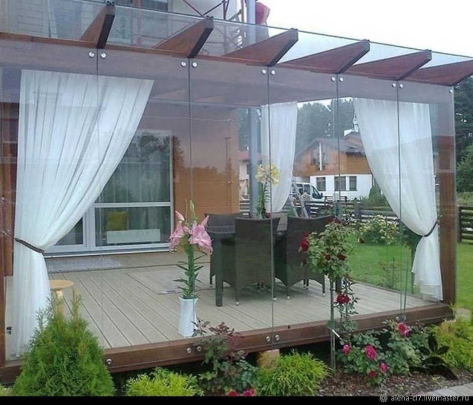 Терраса из поликарбоната