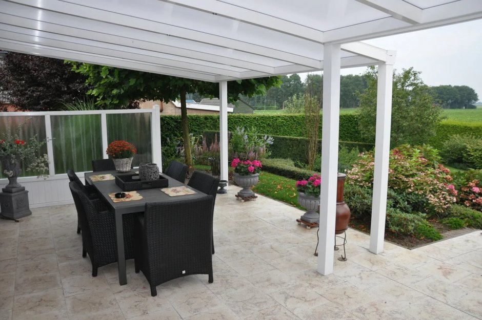 Терраса из поликарбоната