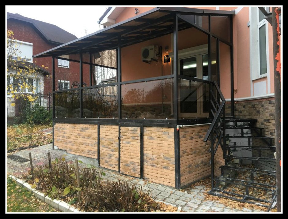 Открытая терраса пергола