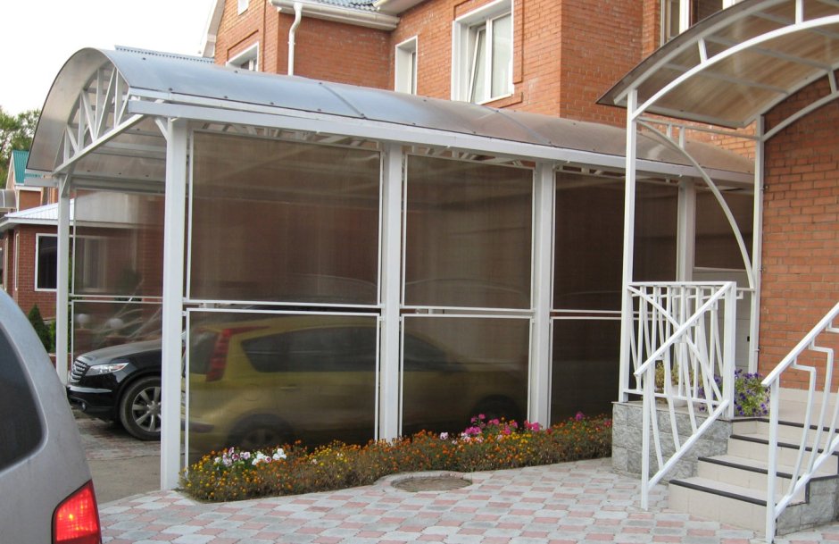 Терраса из поликарбоната