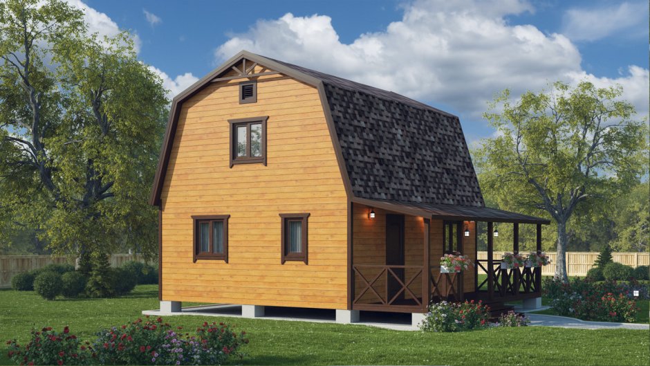 Дачный домик 6на7и6на8