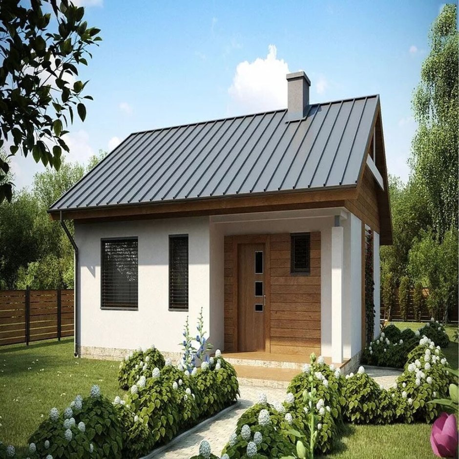 Маленький одноэтажный домик