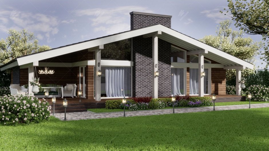 Баня с односкатной крышей 3х5