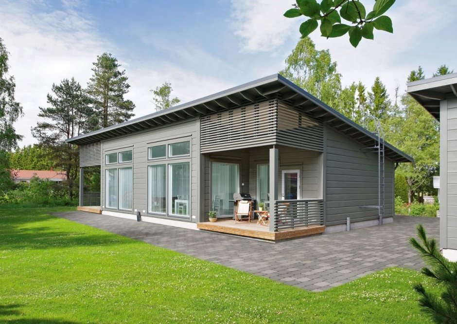 Одноэтажная каркасная баня