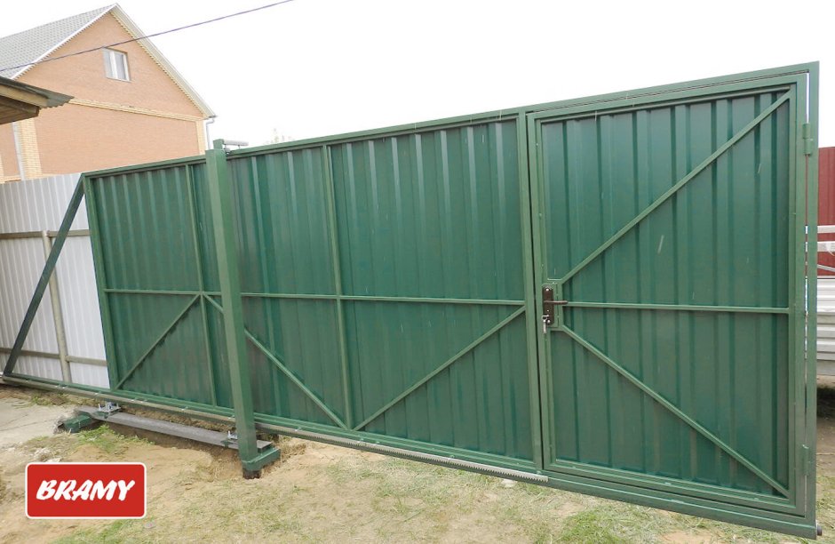 Ворота откатные механические