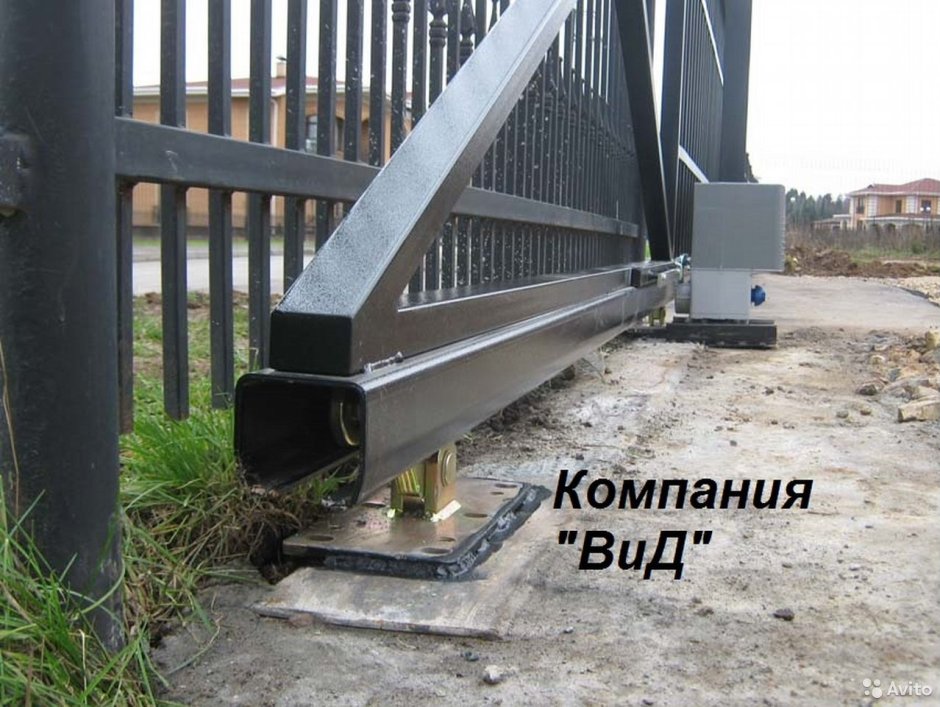 Консольные откатные ворота