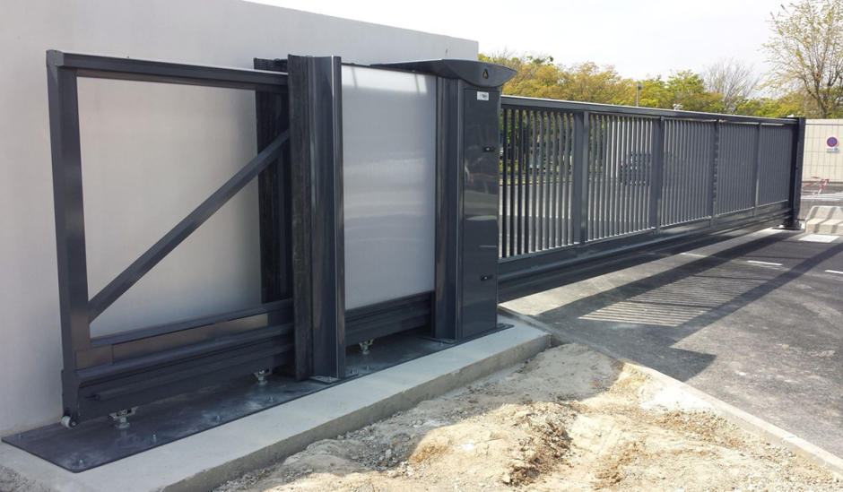 Откатные ворота слайдер 3х секционный