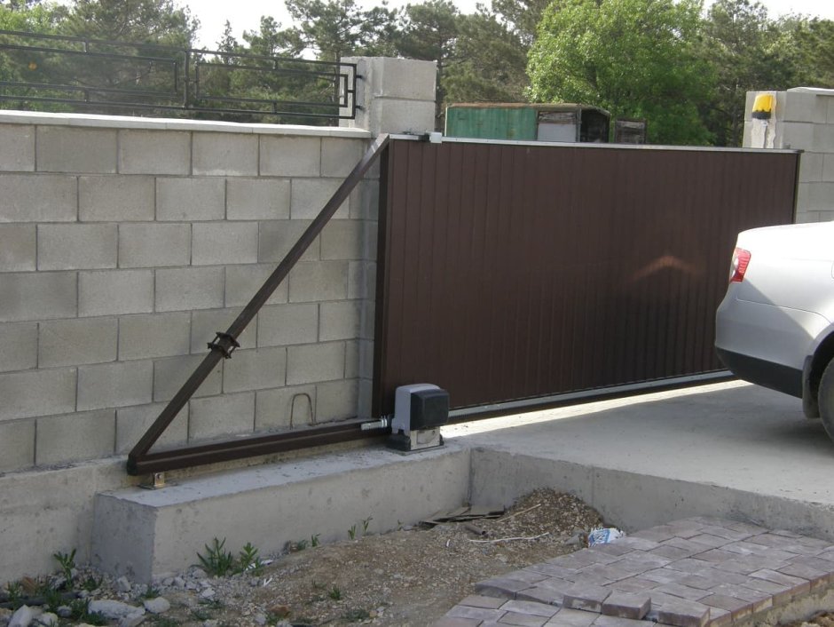 Противовес для откатных ворот