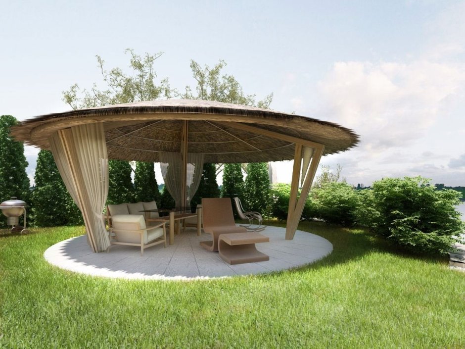 Беседка патио Ротонда