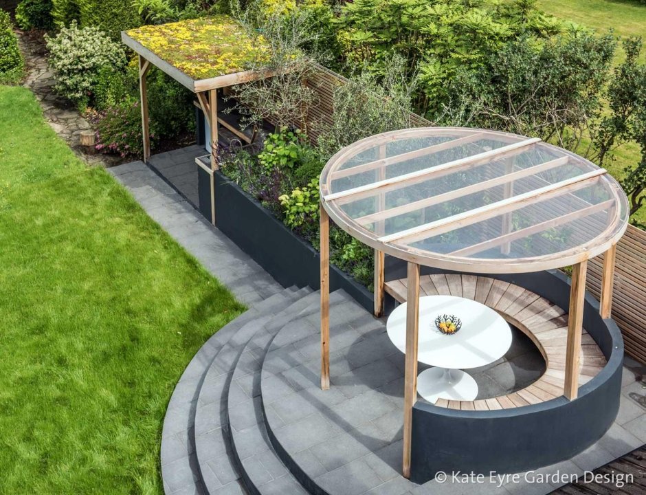 Навес над бассейном