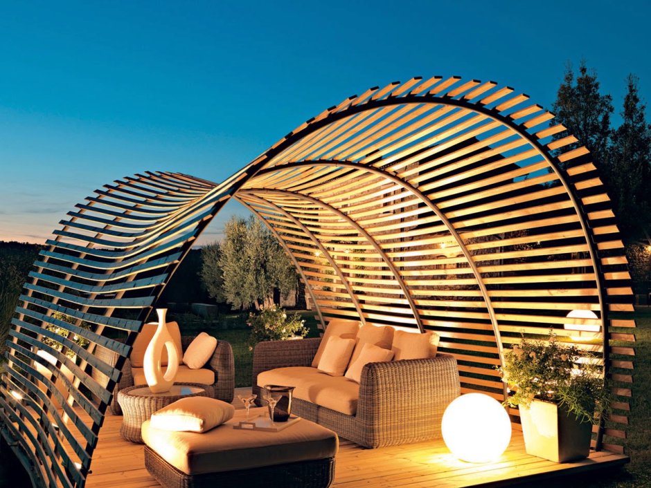 Ротонда пергола