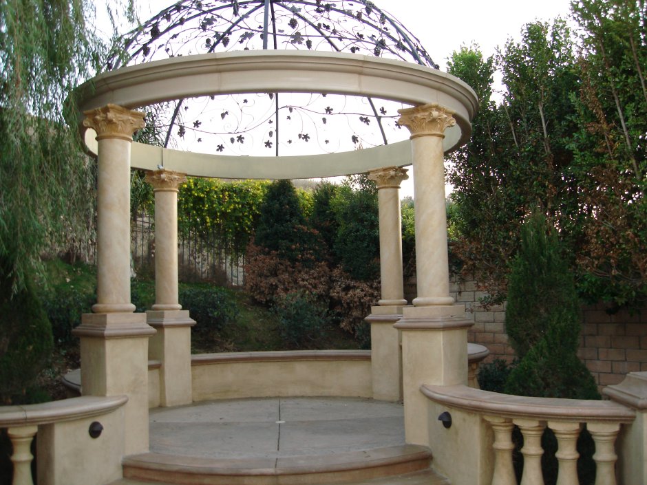 Современные деревянные беседки