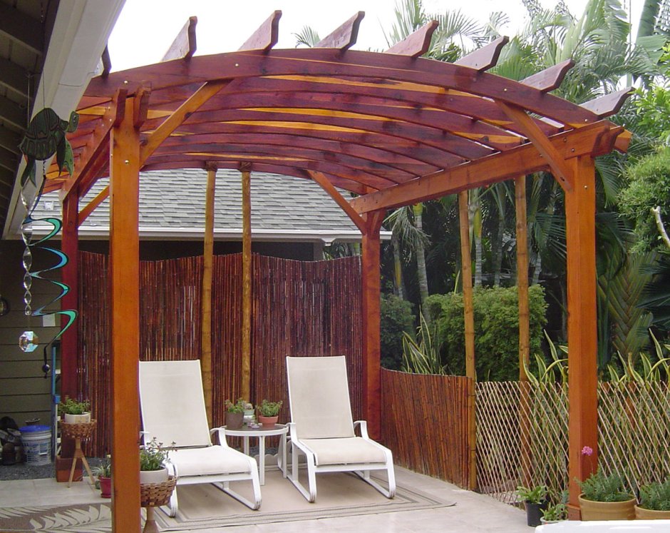 Круглая беседка