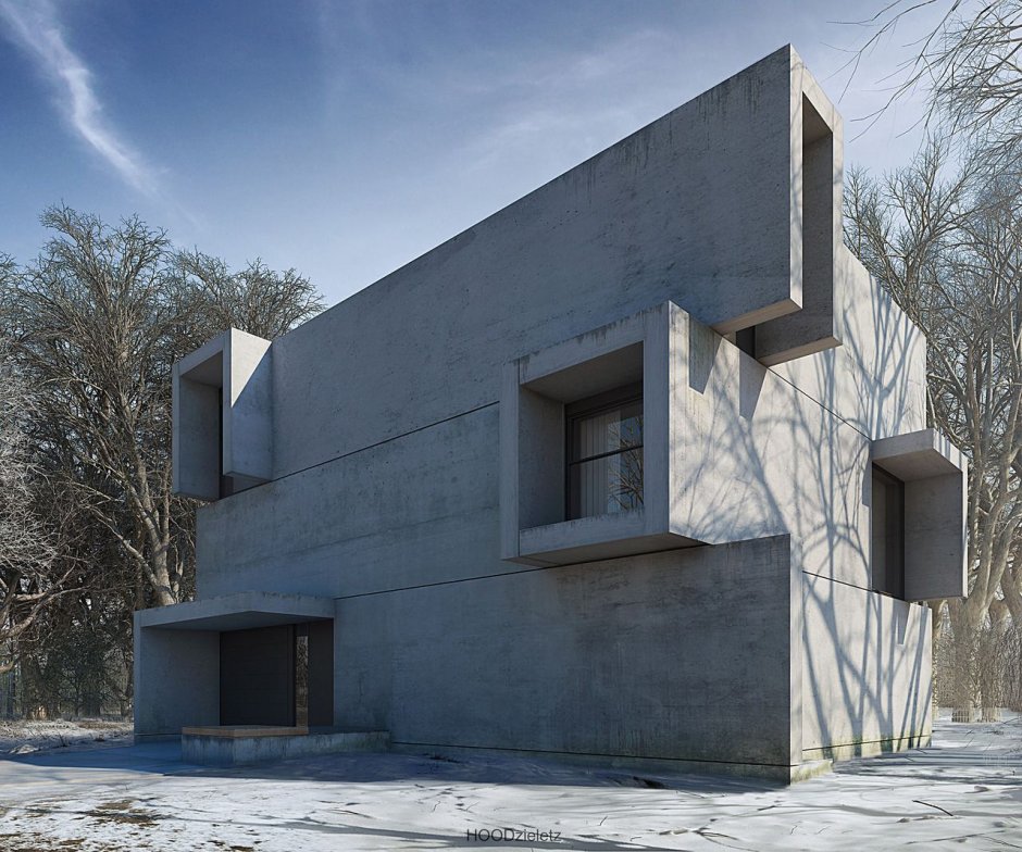 Дом из железобетонных панелей