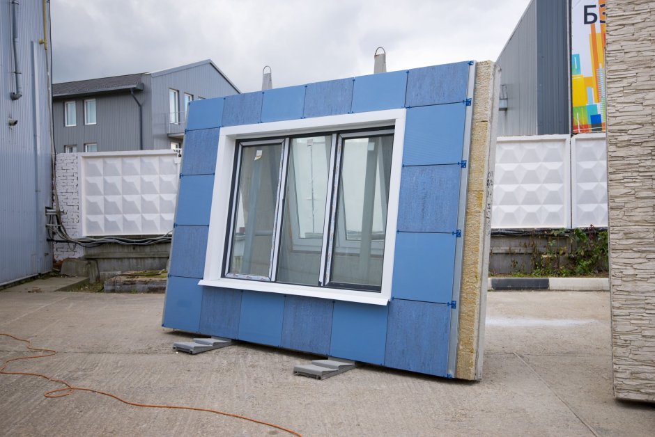 Сборный дом из железобетонных панелей