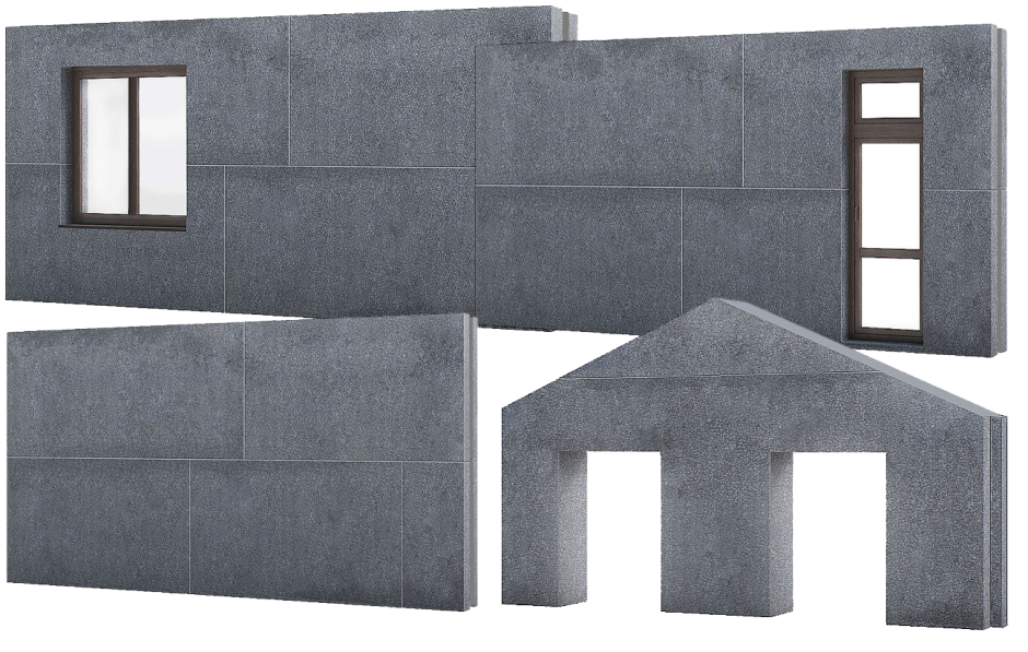 Стеновая панель из полистиролбетона д500