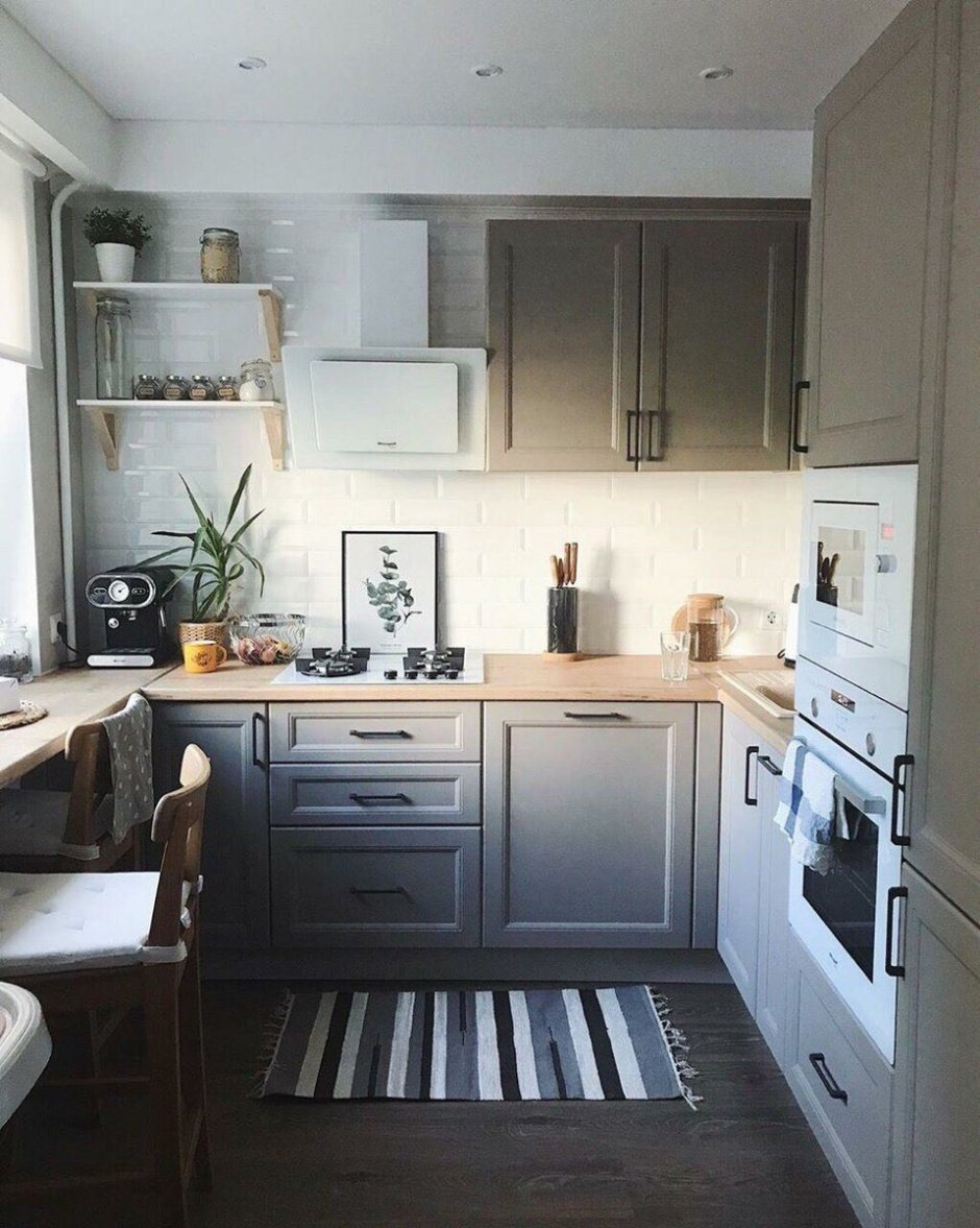 Кухня икеа 9м2 брежневка