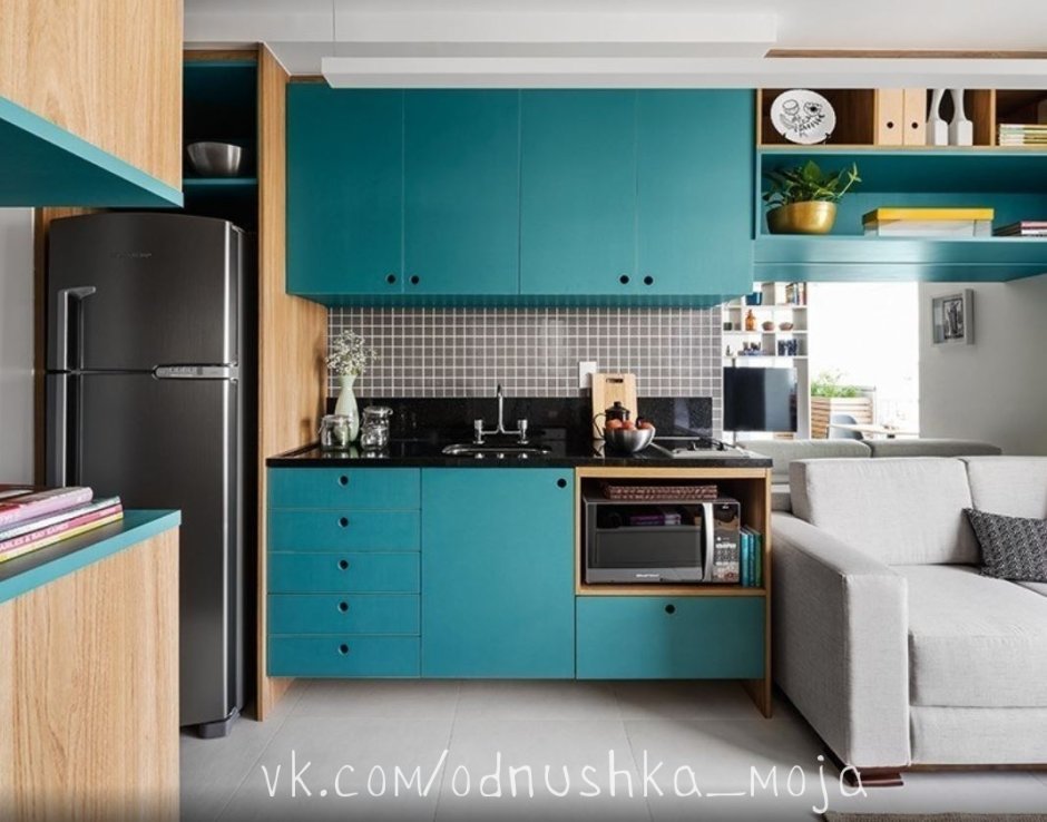 Бирюзовая кухня