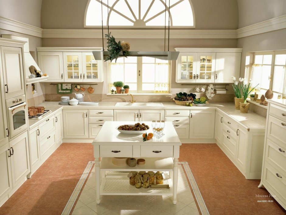 Проект кухни с окном