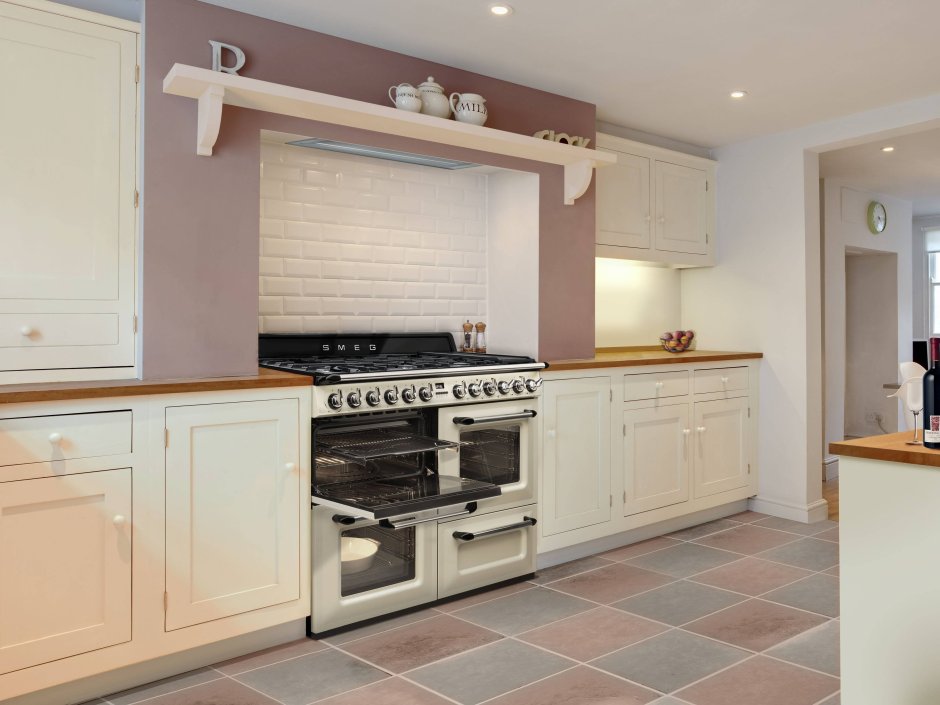 Кухни с цельной плитой