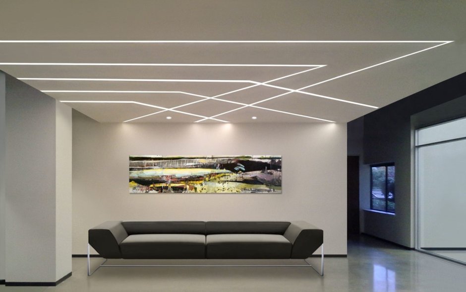 Светодиодный врезной линейный светильник Geniled gl-Linear 120вт 3000мм