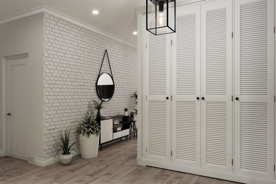 Шкаф в стиле Сканди