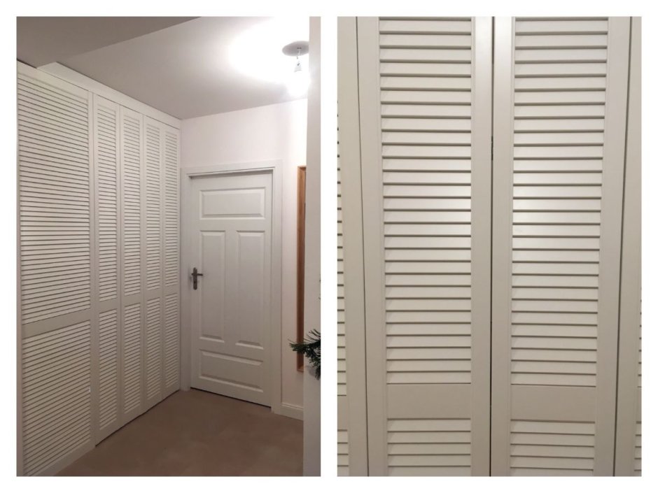 Жалюзийные двери в интерьере