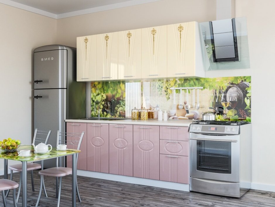 Кухня Волхова шампань светлый Техно