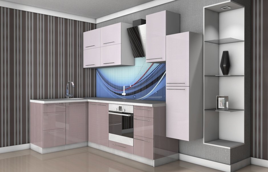 Угловая кухня из модулей