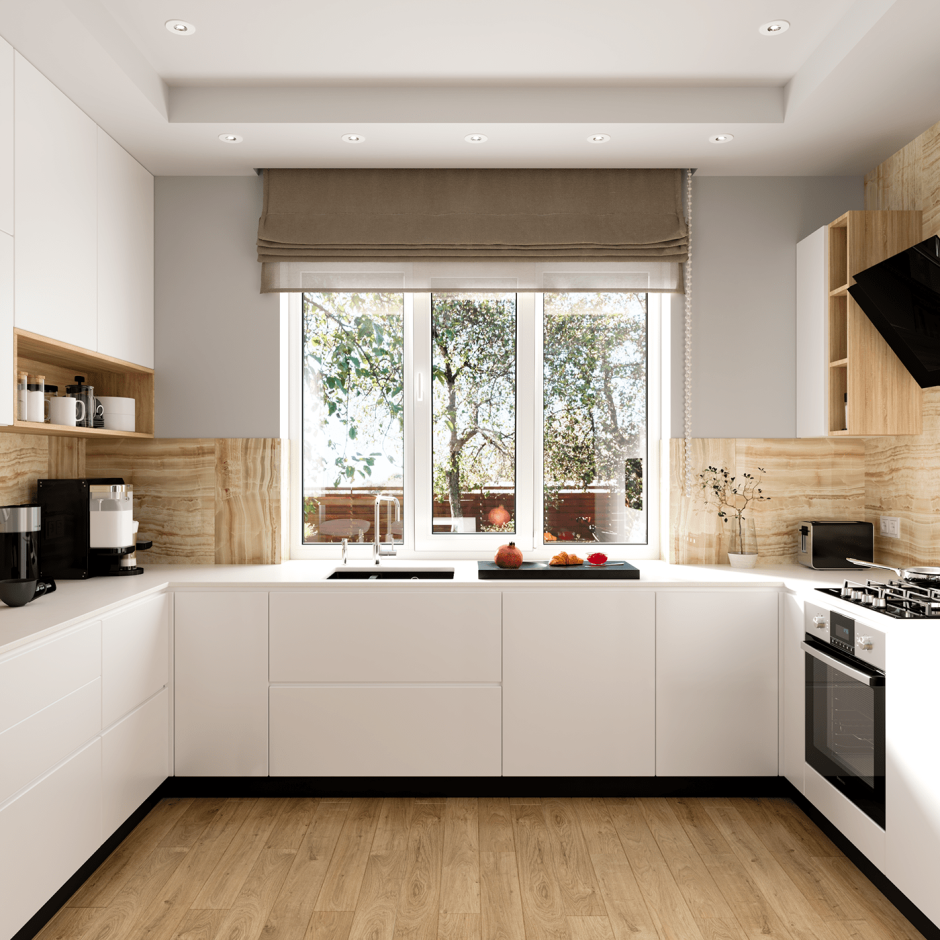 Кухня-гостиная 20 кв.м евродвушка