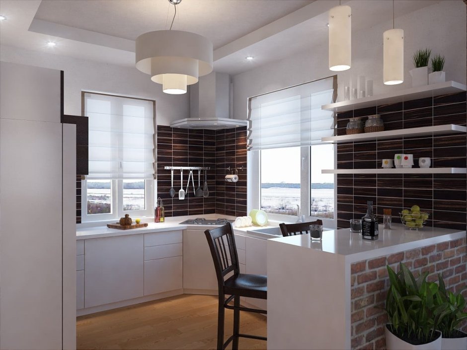 Кухня дизайн интерьер